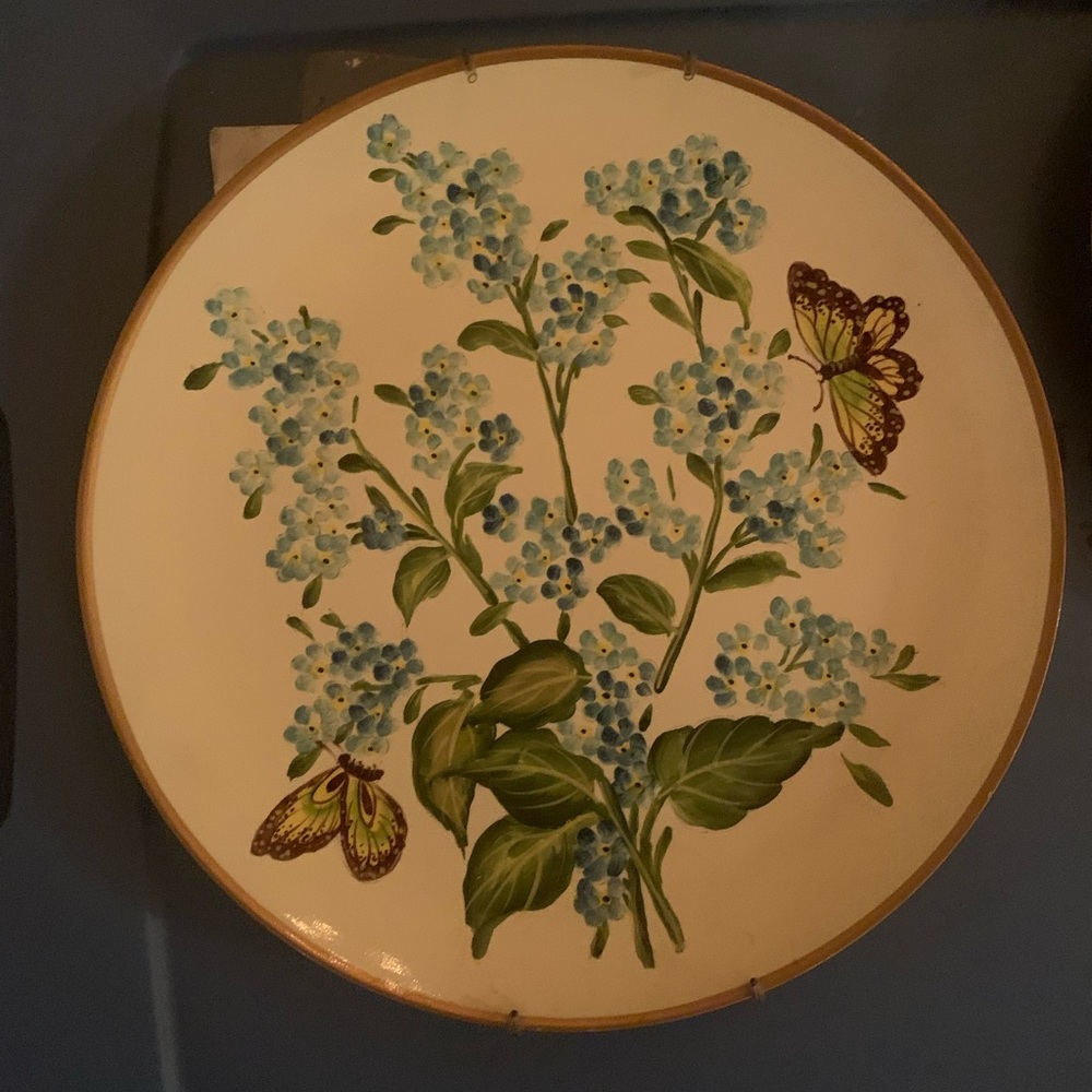 Three decorative plates